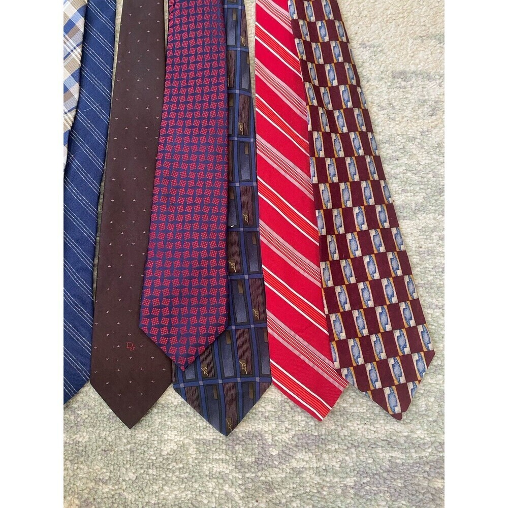 LOT (13) DESIGNER TIES - Christian Dior Brooks Brothers Armani Countess Mara - Picture 4 of 10